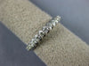 ESTATE .44CT DIAMOND 14KT WHITE GOLD ROUND SHARED PRONG WEDDING ANNIVERSARY RING