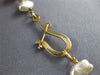 ANTIQUE EXTRA LONG AAA BAROQUE PEARL 14KT YELLOW GOLD 3D CLASSIC LOVE NECKLACE