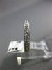 ESTATE 1.16CT ROUND & PRINCESS DIAMOND 14K WHITE GOLD 3D ANNIVERSARY RING #17801