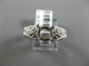 ESTATE .36CT DIAMOND 14K WHITE GOLD FILIGREE MILGRAIN SEMI MOUNT ENGAGEMENT RING