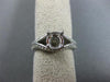 ESTATE .45CT DIAMOND 14KT WHITE GOLD V SHAPE CLASSIC SEMI MOUNT ENGAGEMENT RING