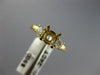 .24CT DIAMOND 14K YELLOW GOLD 3D ROUND 3 STONE SEMI MOUNT ENGAGEMENT RING #18367