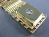 ANTIQUE LARGE PERLE .30CT DIAMOND 14KT YELLOW GOLD TASSEL BRACELET WATCH #24924