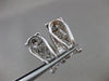 ESTATE LARGE .40CT DIAMOND 18KT WHITE GOLD FILIGREE CLIP ON EARRINGS  #20318