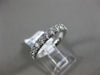 ESTATE 1.40CT DIAMOND 14KT WHITE GOLD 3/4 ETERNITY COMFORT FIT ANNIVERSARY RING