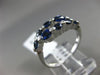 ESTATE 1.27CT DIAMOND & SAPPHIRE 14KT WHITE GOLD MULTI SHAPE INFINITY LOVE RING