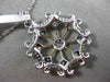 ESTATE .25CT DIAMOND 14KT WHITE & YELLOW GOLD 3D OPEN FILIGREE OCTAGON PENDANT