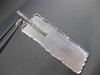 LARGE .35CT DIAMOND 14KT WHITE GOLD 3D MATTE & SHINY HAMMERED HANGING EARRINGS
