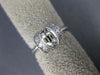 ESTATE .22CT DIAMOND 14KT WHITE GOLD TENSION SEMI MOUNT ENGAGEMENT RING #12118
