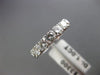 ESTATE WIDE 1.0CT DIAMOND 14K WHITE GOLD CLASSIC WEDDING ANNIVERSARY RING #22079