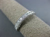 1.48CT DIAMOND 18KT WHITE GOLD ROUND FILIGREE MILGRAIN ETERNITY ANNIVERSARY RING
