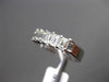 ESTATE 1.0CT DIAMOND 14KT WHITE GOLD 5 STONE SHARED PRONG ANNIVERSARY RING