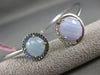 ESTATE .10CT DIAMOND & AAA QUARTZ 14KT WHITE GOLD 3D FLEXIBLE BANGLE BRACELET