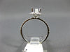 ESTATE .38CT DIAMOND 14KT WHITE GOLD PEAR SHAPE HALO SEMI MOUNT ENGAGEMENT RING
