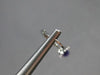 ESTATE 1.31CT DIAMOND & AAA AMETHYST 14KT WHITE GOLD TRAPEZOID HANGING EARRINGS