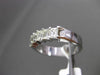 ESTATE 1.0CT DIAMOND 14KT WHITE GOLD 5 STONE SHARED PRONG ANNIVERSARY RING