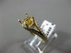 ESTATE .45CT DIAMOND 14K YELLOW GOLD FOUR PRONG ROUND SEMI MOUNT ENGAGEMENT RING