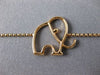 ESTATE .19CT PINK DIAMOND 18KT ROSE GOLD 3D CLASSIC HAPPY ELEPHANT FUN BRACELET