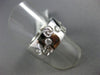 ESTATE WIDE .45CT DIAMOND 18K WHITE GOLD 5 STONE ETOILE WEDDING ANNIVERSARY RING