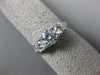 ESTATE 1.80CT DIAMOND 14KT WHITE GOLD 3D 3 STONE ROUND LUCIDIA ENGAGEMENT RING