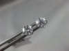 ESTATE .93CT ROUND DIAMOND 14KT WHITE GOLD SOLITAIRE 4 PRONG SCREW BACK EARRINGS