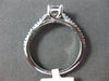 ESTATE .66CT DIAMOND 14KT WHITE GOLD 3D CLASSIC LUCIDA ENGAGEMENT RING #25805