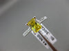 ESTATE 2.3CT DIAMOND & YELLOW TOPAZ 14K WHITE GOLD LUCIDA ENGAGEMENT RING #22462