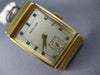 ANTIQUE LARGE HAMILTON 18KT YELLOW GOLD 3D RECTANGULAR LIZARD GRAIN WATCH #2079