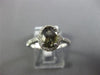 ESTATE 1.97CT DIAMOND & AAA ALEXANDRITE 18K WHITE GOLD OVAL HALO ENGAGEMENT RING