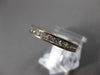 ESTATE 1.10CT ROUND DIAMOND 14KT YELLOW GOLD CHANNEL ETERNITY WEDDING RING BAND