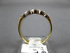 ESTATE .25CT DIAMOND 14KT WHITE & YELLOW GOLD S SHAPE ANNIVERSARY RING #11875