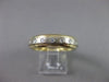 ESTATE .40CTW DIAMOND 14KT TWO TONE GOLD FLOATING MENS ANNIVERSARY RING #10837