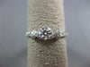 ANTIQUE .68CT DIAMOND 14KT WHITE GOLD 3D WOVEN SOLITAIRE ENGAGEMENT RING #21016