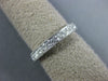1.48CT DIAMOND 18KT WHITE GOLD ROUND FILIGREE MILGRAIN ETERNITY ANNIVERSARY RING