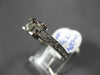 ESTATE .89CT DIAMOND PLATINUM 3D CLASSIC FILIGREE SEMI MOUNT ENGAGEMENT RING