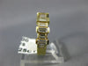 ESTATE WIDE 1.25CT BAGUETTE DIAMOND 14KT YELLOW GOLD 3D ANNIVERSARY RING #9886