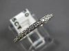 ANTIQUE .65CT ROUND DIAMOND 14KT WHITE GOLD 3D ETERNITY ANNIVERSARY RING #17966