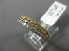 ESTATE .64CT DIAMOND 18K TRI COLOR GOLD OPEN FILIGREE STACKABLE ANNIVERSARY RING