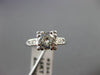 ANTIQUE .65CT OLD MINE DIAMOND 14K WHITE GOLD 3D FILIGREE ENGAGEMENT RING #23431