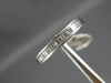ESTATE .30CT PRINCESS DIAMOND 14KT WHITE GOLD CHANNEL 9 STONE ANNIVERSARY RING