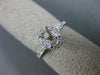 ESTATE .39CT DIAMOND 14K WHITE GOLD OVAL HALO CLASSIC SEMI MOUNT ENGAGEMENT RING