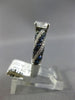ESTATE 1.63CT DIAMOND & AAA SAPPHIRE 14K WHITE GOLD 3D MULTI ROW ENGAGEMENT RING