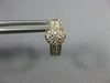 ESTATE .50CT DIAMOND 14KT YELLOW GOLD 3D HEART CLASSIC HUGGIE LOVE EARRINGS
