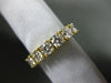 ESTATE 1.25CT DIAMOND 14KT YELLOW GOLD CLASSIC SIX STONE ANNIVERSARY RING #15678