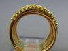 .91CT FANCY YELLOW DIAMOND 18K ROSE & YELLOW GOLD 3D MULTI ROW ANNIVERSARY RING