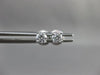 ESTATE .50CT ROUND DIAMOND 14K WHITE GOLD 4 PRONG SCREW BACK EARRINGS 4mm #19450