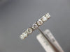 ESTATE 1.48CT DIAMOND 14KT WHITE GOLD CLASSIC ETERNITY WEDDING ANNIVERSARY RING
