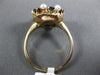 ANTIQUE .85CT OLD MINE DIAMOND AAA SAPPHIRE & PEARL 14K YELLOW GOLD RING #21998