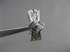 ESTATE WIDE .50CT ROUND BAGUETTE DIAMOND 14KT GOLD BOW UMBRELLA CLIP ON EARRINGS