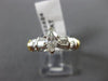 ANTIQUE .87CT DIAMOND 14K TWO TONE GOLD CLASSIC MARQUISE ENGAGEMENT RING #22424